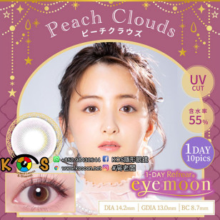 1-DAY Refrear Eyemoon Peach Clouds ワンデーリフレア アイムーンピーチクラウズ
